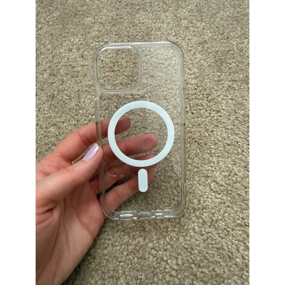 iPhone 15 Clear Case Mag Safe No Brand No Box Phone Case Magnetic Charging